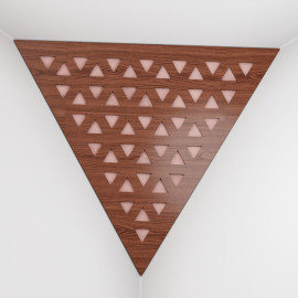 Corner Bass Trap «Triangle Tri Fabric» Nut