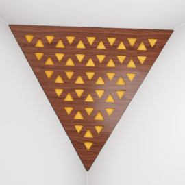 Corner Bass Trap «Triangle Tri Fabric» Nut