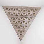 Corner Bass Trap «Triangle Tri Fabric» Sonoma
