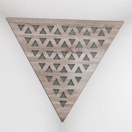 Corner Bass Trap «Triangle Tri Fabric» Sonoma