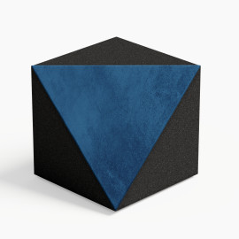 Ceiling Corner Bass Trap «TRICUB-Сinematic» Velvet Fabric