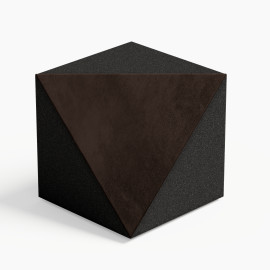 Ceiling Corner Bass Trap «TRICUB-Сinematic» Velvet Fabric