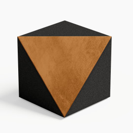 Ceiling Corner Bass Trap «TRICUB-Сinematic» Velvet Fabric