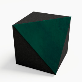 Ceiling Corner Bass Trap «TRICUB-Сinematic» Velvet Fabric