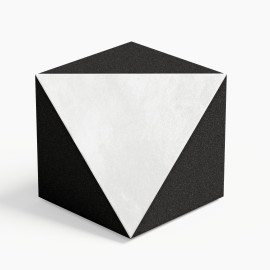 Ceiling Corner Bass Trap «TRICUB-Сinematic» Velvet Fabric