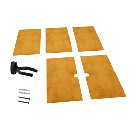 Guitar Wall Mount Display with Acoustic Panels