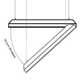 A cable system "HangItUp" for hanging panels on the ceiling.