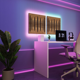 Acoustic Panels "Pulsar" with RGB Backlight