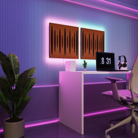 Acoustic Panels "Pulsar" with RGB Backlight