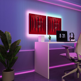 Acoustic Panels "Pulsar" with RGB Backlight