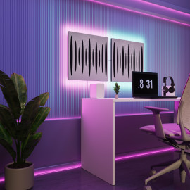 Acoustic Panels "Pulsar" with RGB Backlight