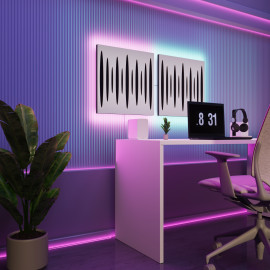 Acoustic Panels "Pulsar" with RGB Backlight