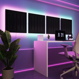 Acoustic Panels "Pulsar" with RGB Backlight