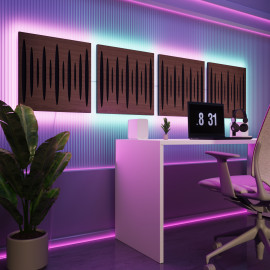 Acoustic Panels "Pulsar" with RGB Backlight