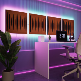 Acoustic Panels "Pulsar" with RGB Backlight