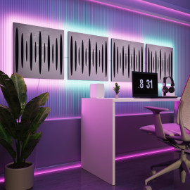 Acoustic Panels "Pulsar" with RGB Backlight