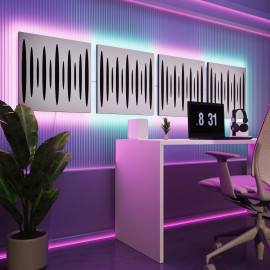 Acoustic Panels "Pulsar" with RGB Backlight