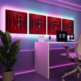 Acoustic Panels "Pulsar" with RGB Backlight