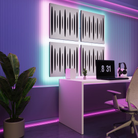Acoustic Panels "Pulsar" with RGB Backlight