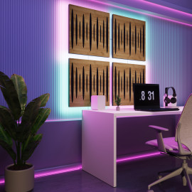 Acoustic Panels "Pulsar" with RGB Backlight