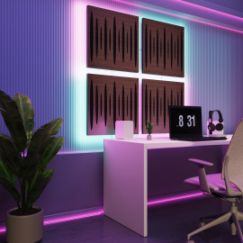 Acoustic Panels "Pulsar" with RGB Backlight