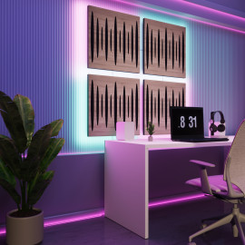 Acoustic Panels "Pulsar" with RGB Backlight