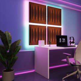Acoustic Panels "Pulsar" with RGB Backlight