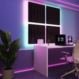 Acoustic Panels "Pulsar" with RGB Backlight
