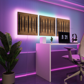 Acoustic Panels "Pulsar" with RGB Backlight