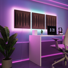 Acoustic Panels "Pulsar" with RGB Backlight
