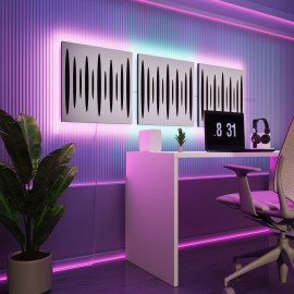 Acoustic Panels "Pulsar" with RGB Backlight