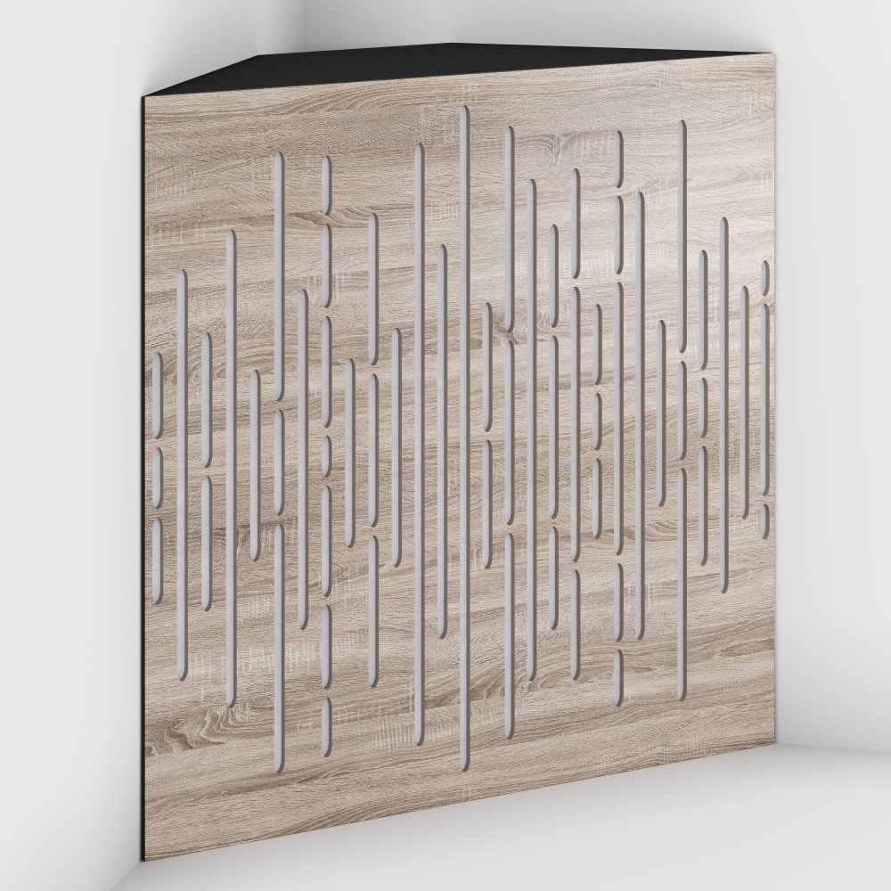 Corner Bass Trap «Wave Fabric» Sonoma