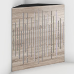 Corner Bass Trap «Wave Fabric» Sonoma