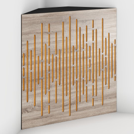 Corner Bass Trap «Wave Fabric» Sonoma