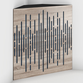 Corner Bass Trap «Wave Fabric» Sonoma