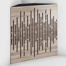 Corner Bass Trap «Wave Fabric» Sonoma