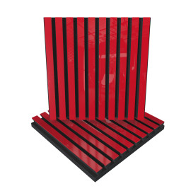 Sound Absorption-Diffuse Acoustic Slat Panels «Pole»