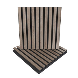 Sound Absorption-Diffuse Acoustic Slat Panels «Pole»