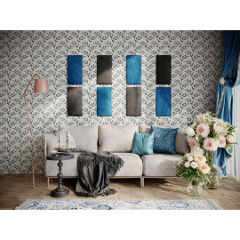 Decorative fabric velvet panels «Rectangle Velvex»