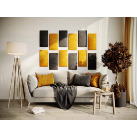 Decorative fabric velvet panels «Rectangle Velvex»