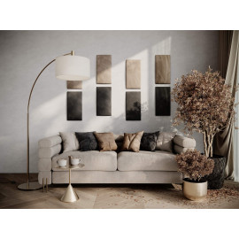 Decorative fabric velvet panels «Rectangle Velvex»