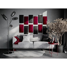 Decorative fabric velvet panels «Rectangle Velvex»