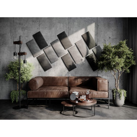 Decorative fabric velvet panels «Rectangle Velvex»