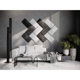 Decorative fabric velvet panels «Rectangle Velvex»