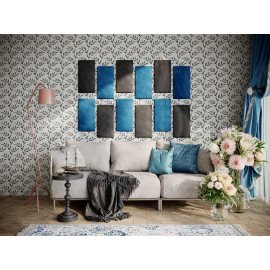 Decorative fabric velvet panels «Rectangle Velvex»