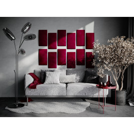 Decorative fabric velvet panels «Rectangle Velvex»