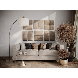 Decorative fabric velvet panels «Rectangle Velvex»