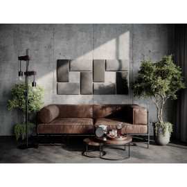 Decorative fabric velvet panels «Rectangle Velvex»