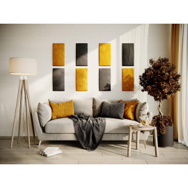 Decorative fabric velvet panels «Rectangle Velvex»