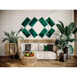 Decorative fabric velvet panels «Rectangle Velvex»